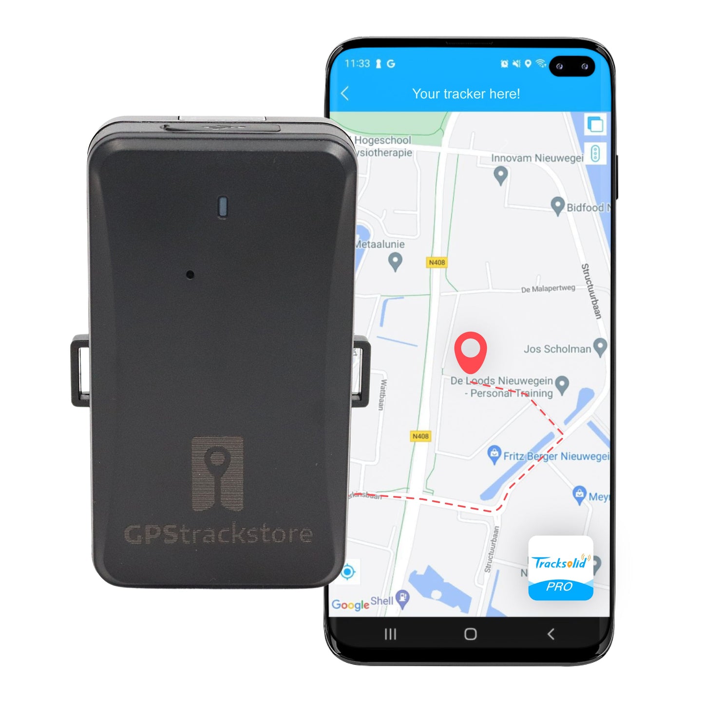 GPS Tracker volgsysteem LL01 - Met simkaart voor 10 jaar die werkt in 150 landen!