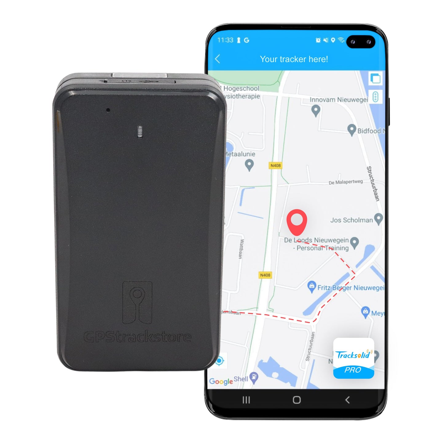 GPS Tracker volgsysteem LL301 - 4G tracker via GPS, BDS en LBS + simkaart 10 jaar werelddekking!