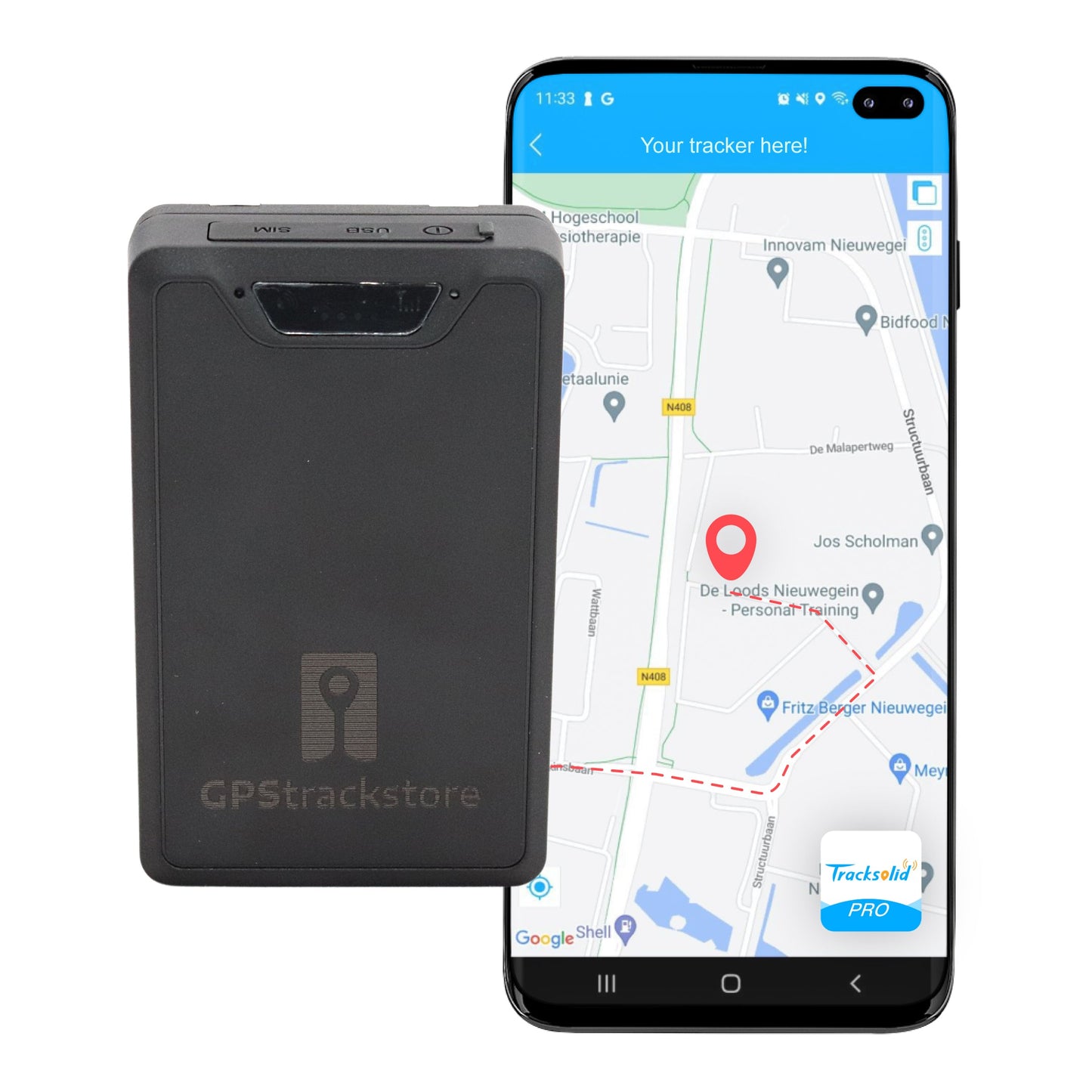 GPS Tracker volgsysteem LL302 - 6000mAh - 10 jaar sim wereldwijd