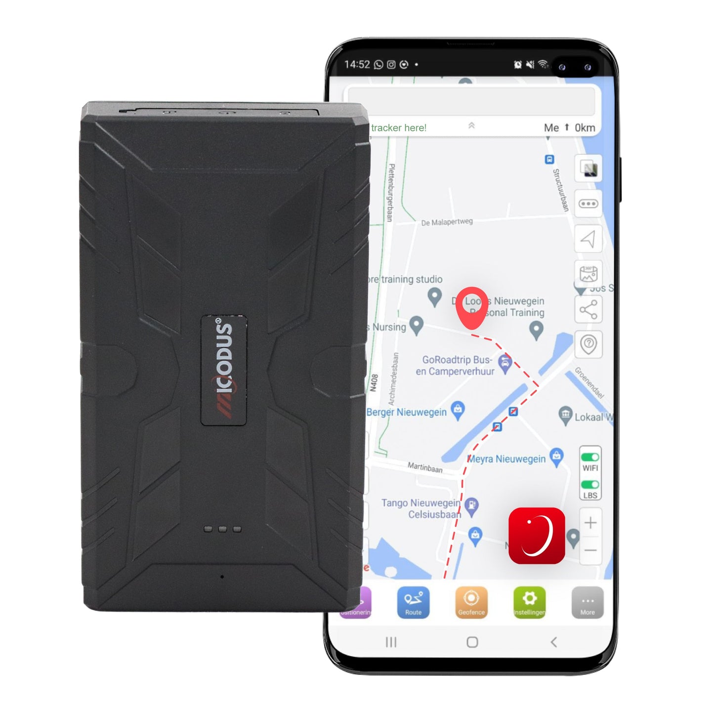 GPS Tracker volgsysteem ML910G - Multifunctionele asset tracker met 10.000mAh accu